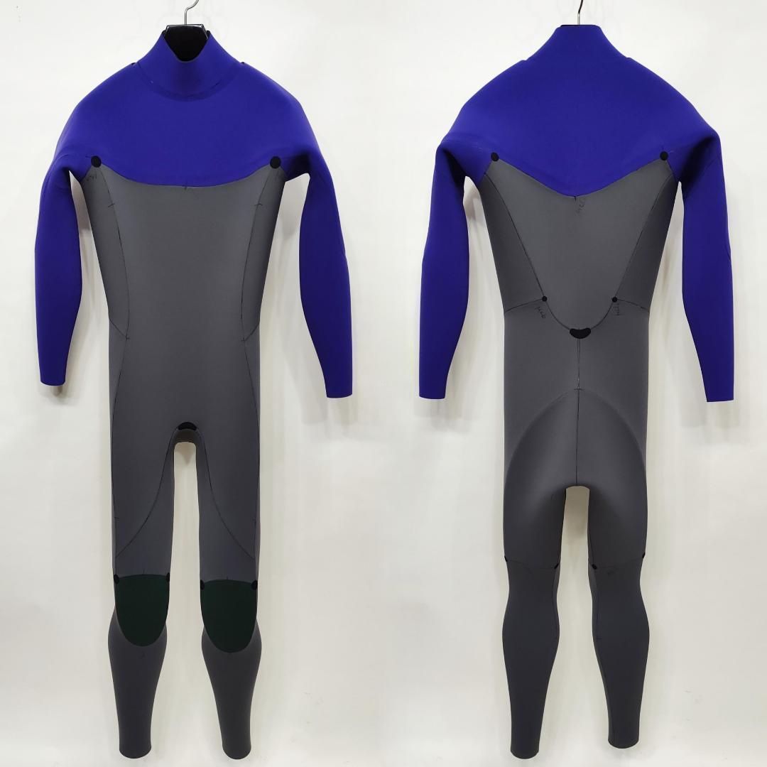 3mmジャージフルスーツ　ロングチェストジップ　MLBサイズ　ウェットスーツ