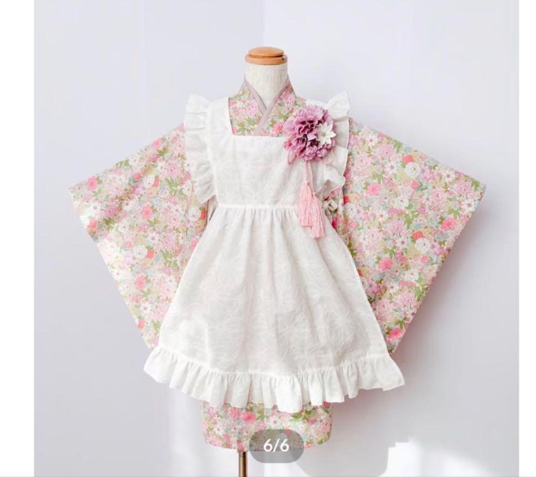 り*ん様 mocomocopowan 七五三　上下着物＆被布コートセット