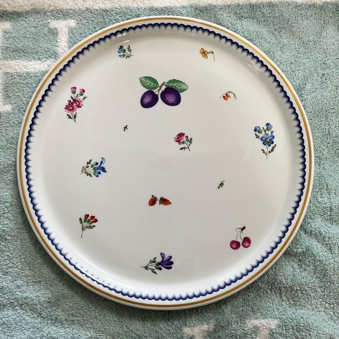 リチャードジノリ　イタリアンフルーツ　タルト皿　大皿　サービングプレート