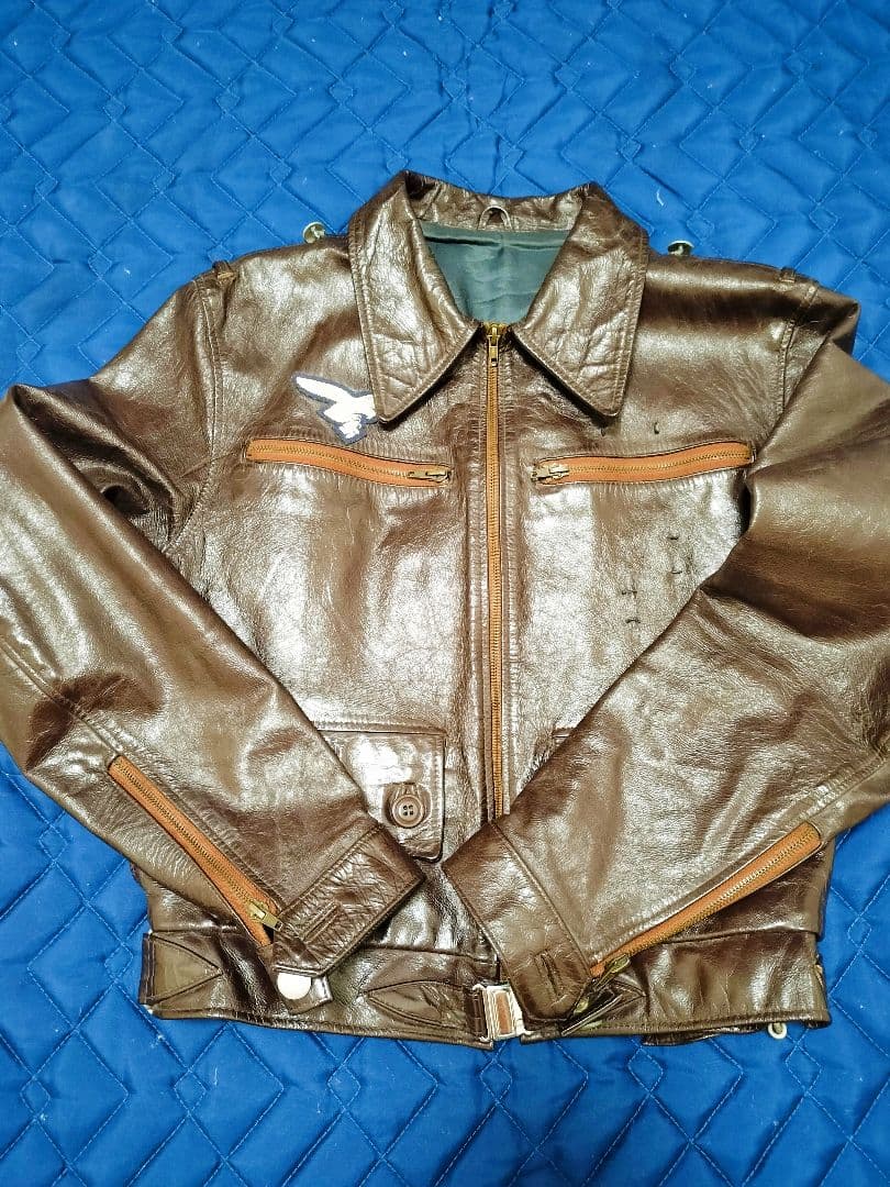 ドイツ軍　ドイツ空軍　フライトジャケット　革ジャン　革　ジャケット　ww2