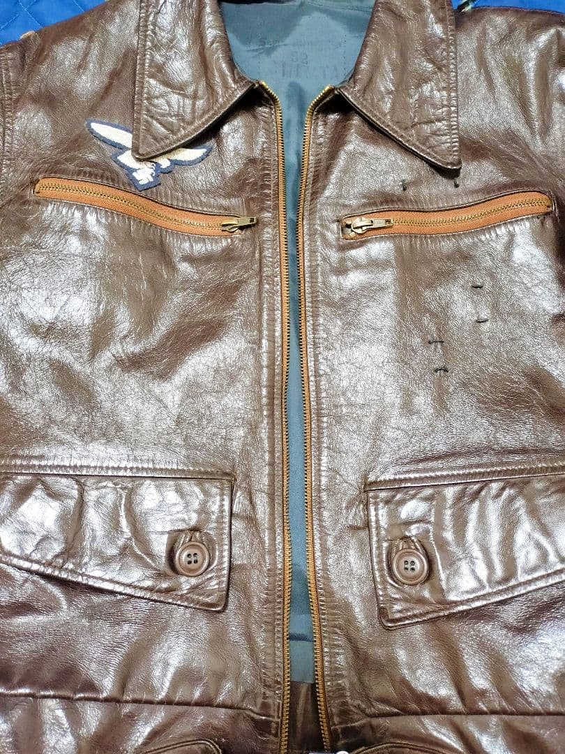 ドイツ軍　ドイツ空軍　フライトジャケット　革ジャン　革　ジャケット　ww2