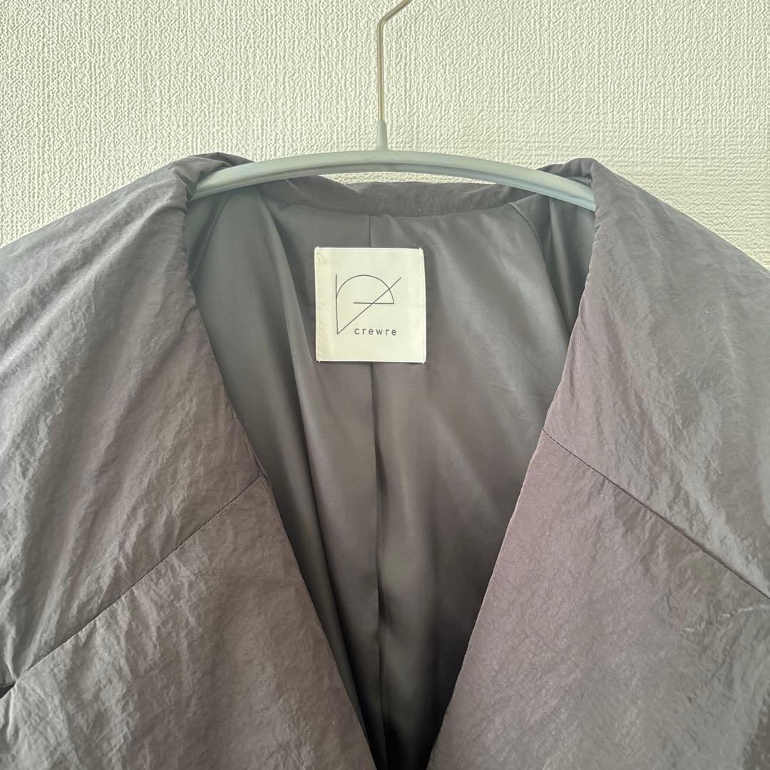 crewre ダブルブレストダウンジャケットcharcoalgray 1
