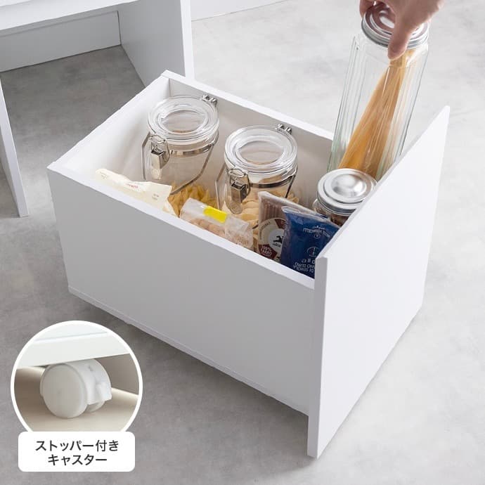 【幅32cm】Topu 隙間キッチン収納 スライド コンセント