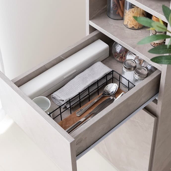 【幅32cm】Topu 隙間キッチン収納 スライド コンセント