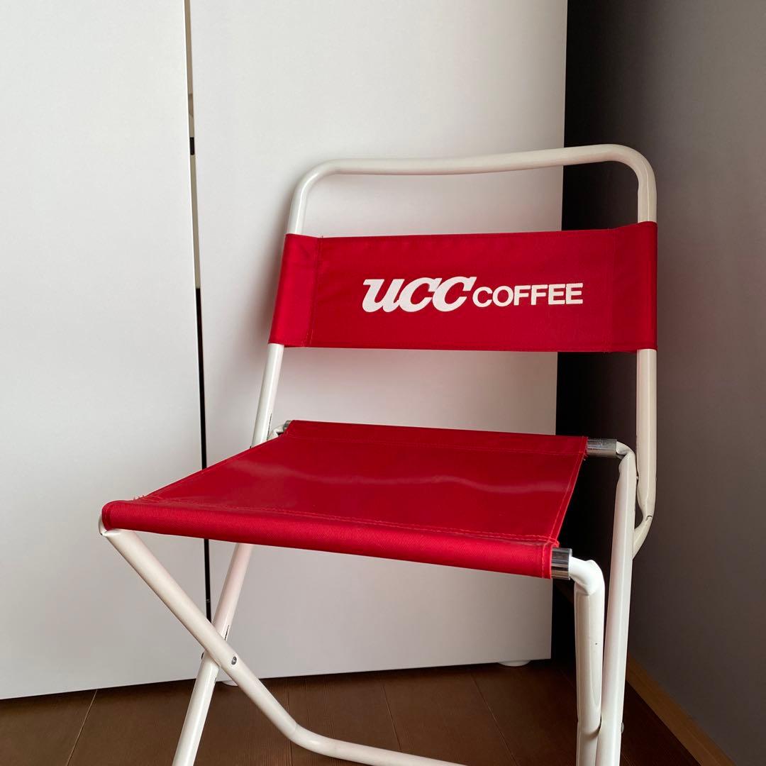 UCC COFFEE アウトドア チェア イス 椅子 キャンプ レトロ 昭和
