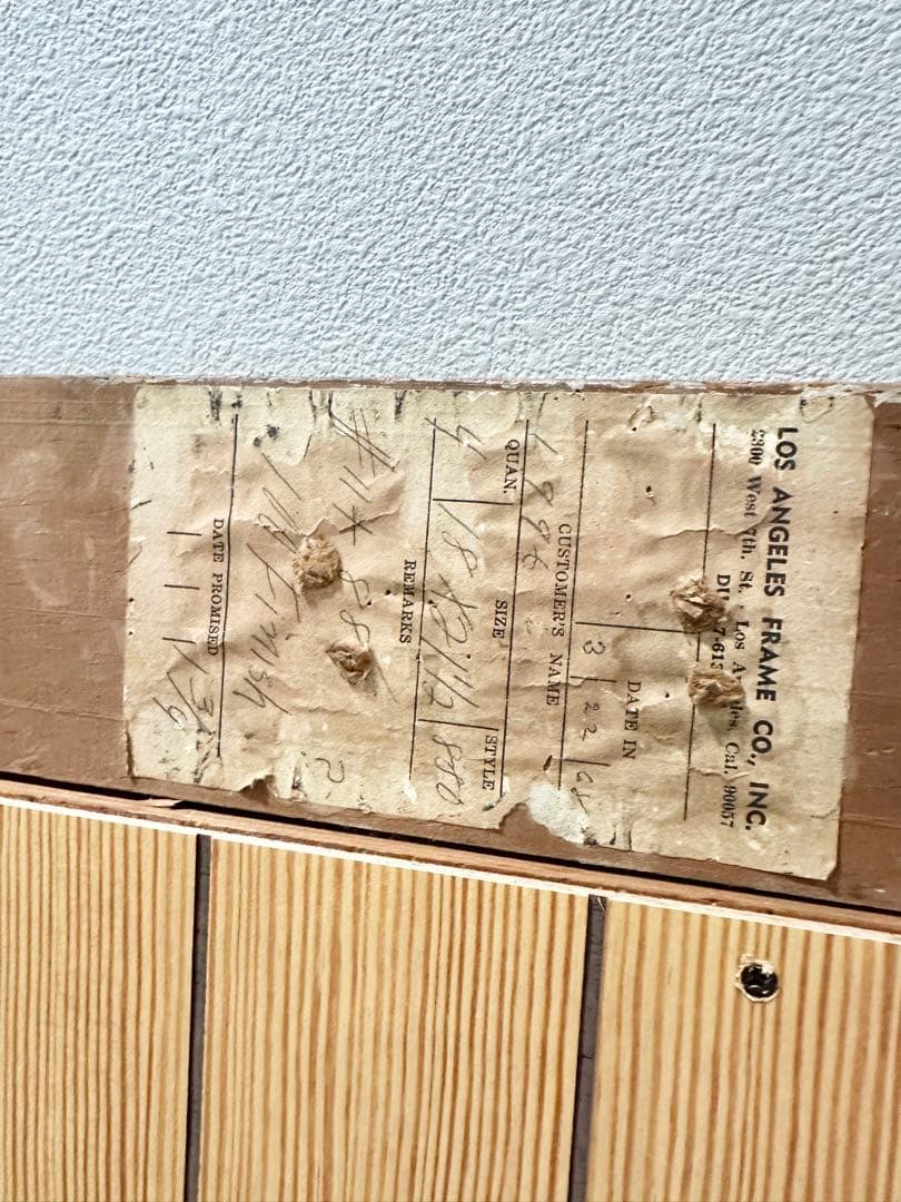 ヴィンテージ額縁　ミラー