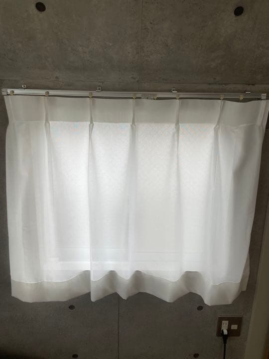 レースカーテン　涼しやNEO使用　2枚組