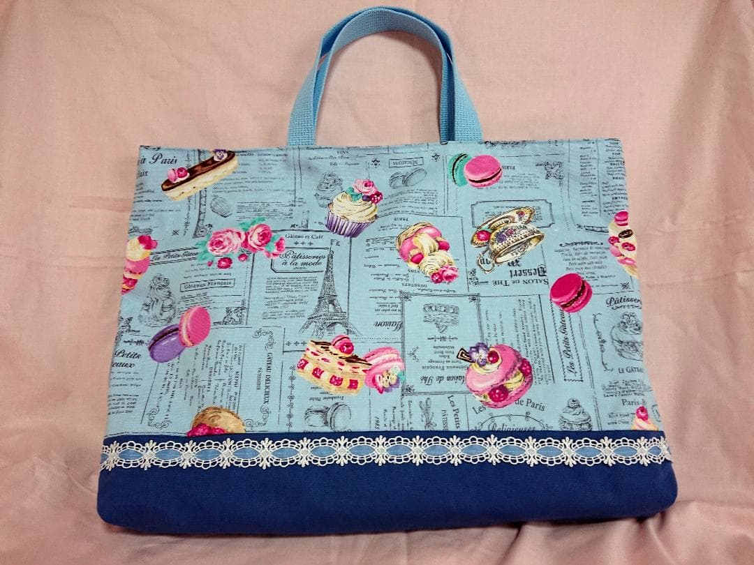 ハンドメイド　通園バッグ／通学バッグ／レッスンバッグ　セット