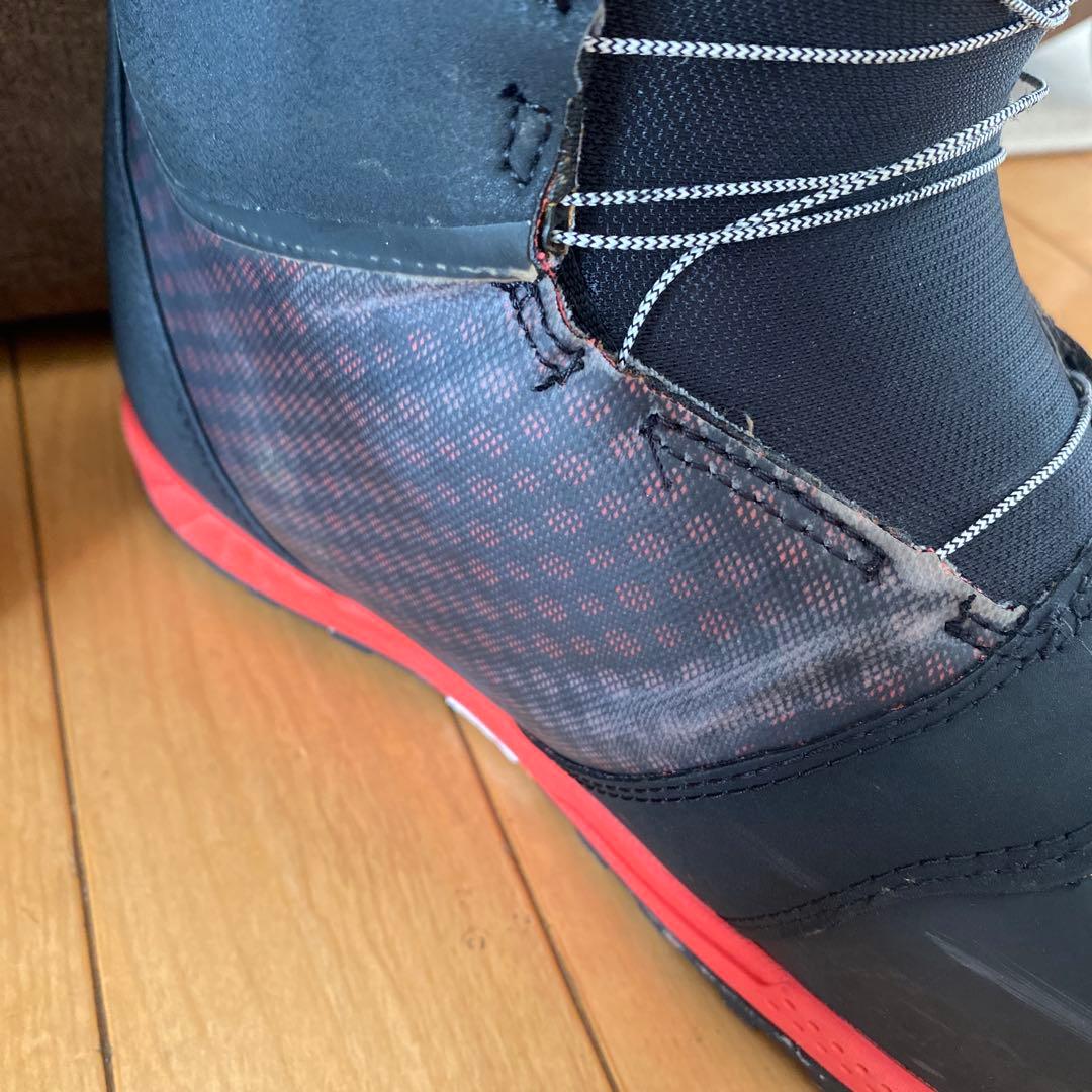 スノーボードブーツ ブラック/レッド　バートン　28cm Burton スノボ