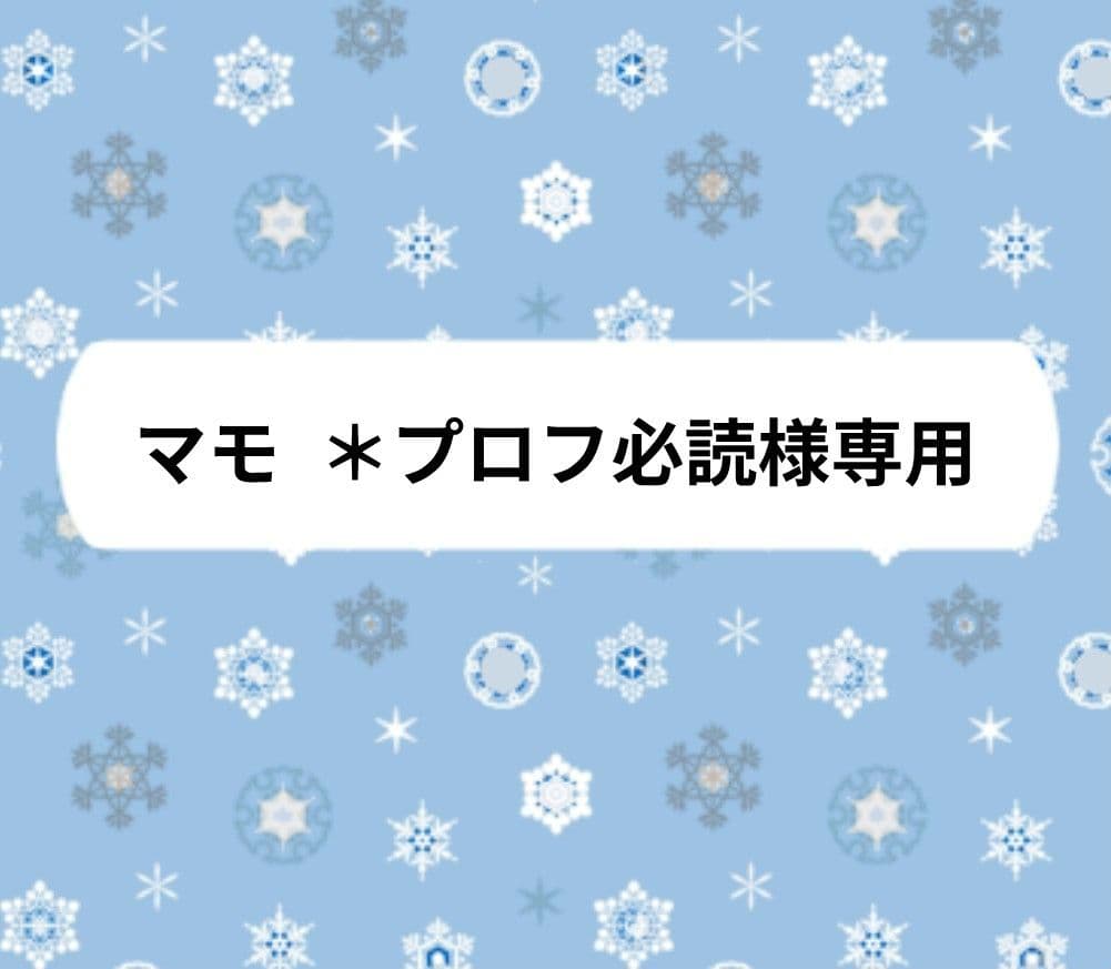 マモ＊プロフ必読