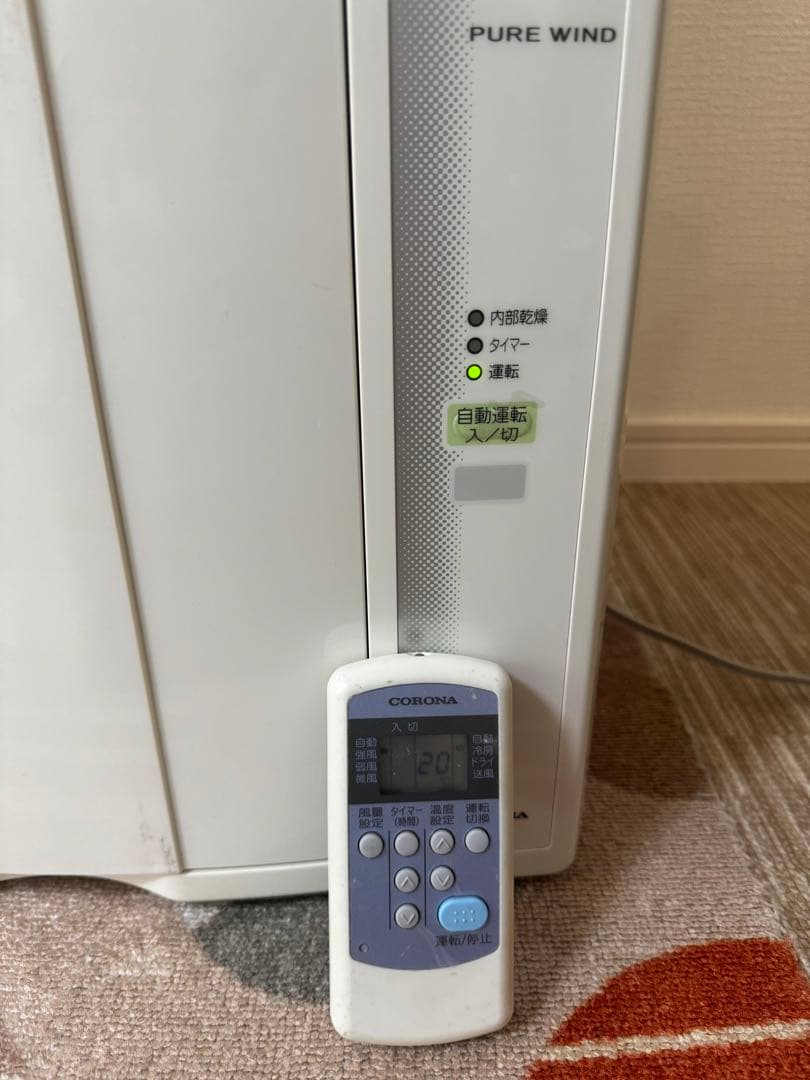 コロナルームエアコン ウインド形冷房専用 形式名 CW-169G