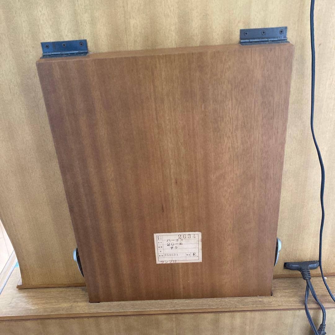 ドレッサー化粧台★ナラの木　天然木　椅子は別料金セット売りです