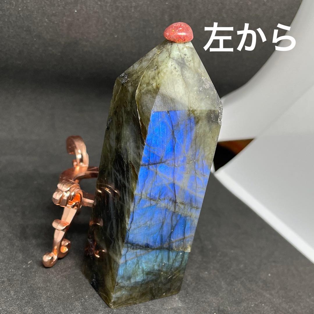 画像追加　極上シラー  プリズム　ラブラドライト タワー ポイント ブルーシラー
