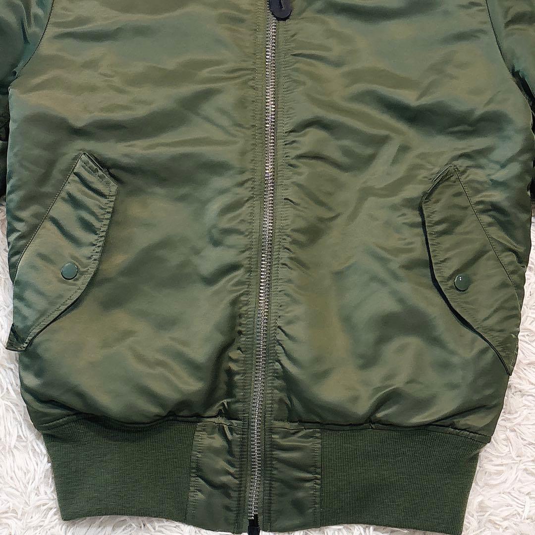 ✨極美品✨ アルファインダストリーズ MA-1 フライトジャケット オリーブ