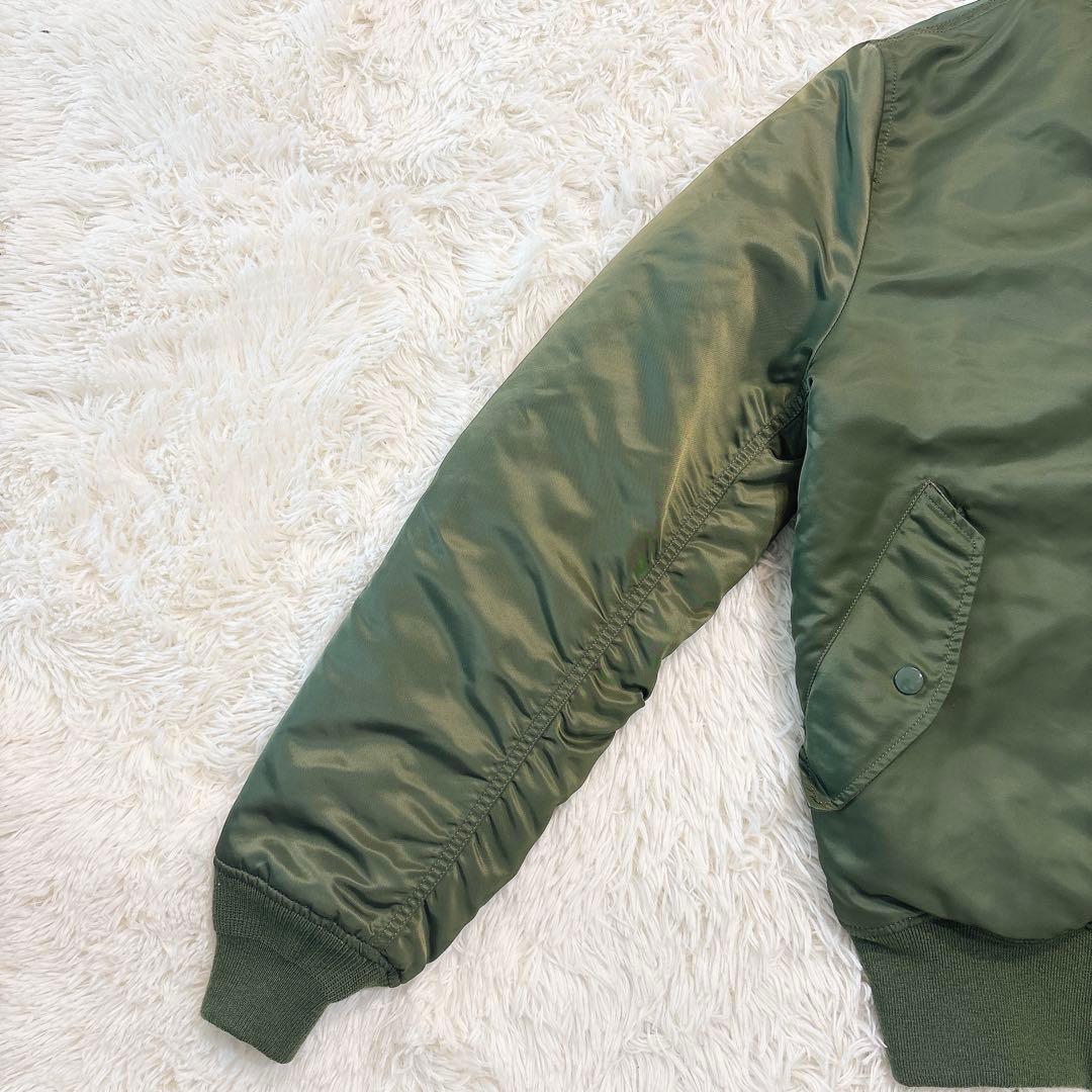 ✨極美品✨ アルファインダストリーズ MA-1 フライトジャケット オリーブ