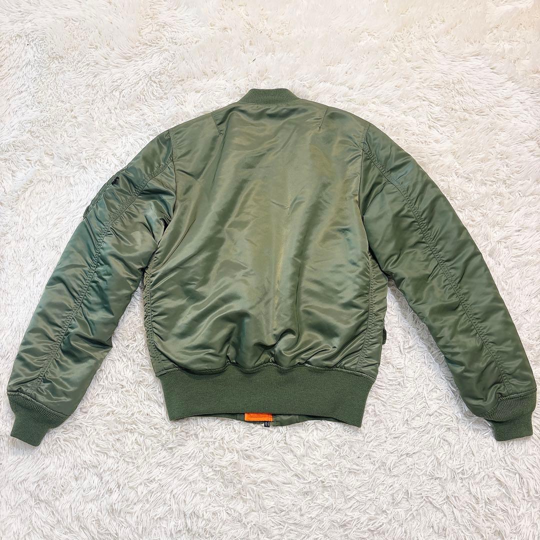 ✨極美品✨ アルファインダストリーズ MA-1 フライトジャケット オリーブ