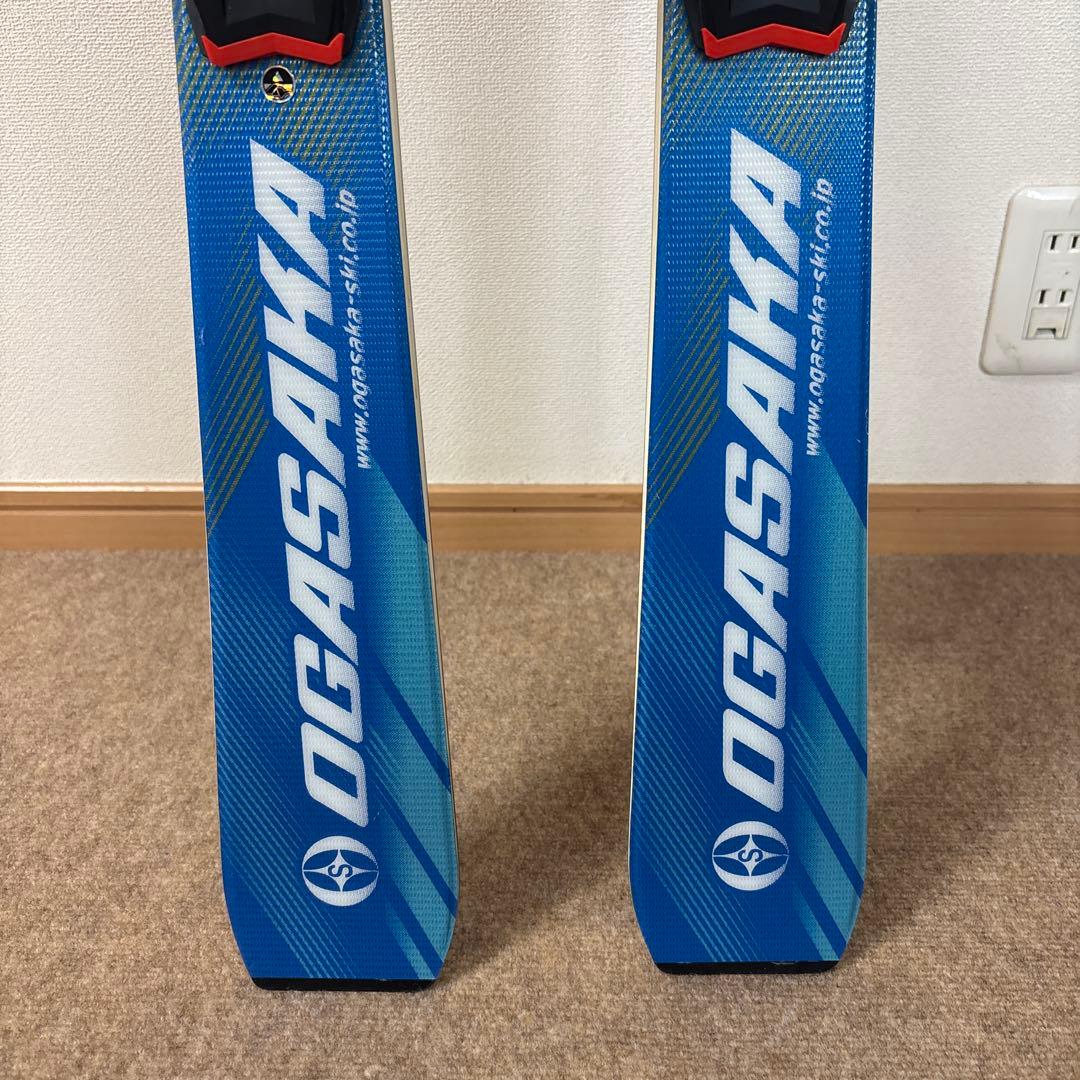 OGASAKA KS-CTスキー 板 青色 バインディング付き　155cm