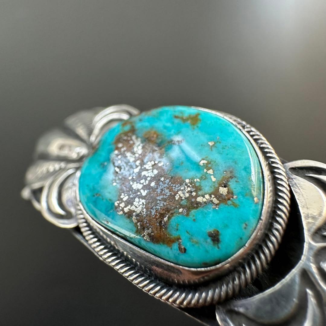 【美品】Navajo Gary Reeves イサカピークターコイズ バングル