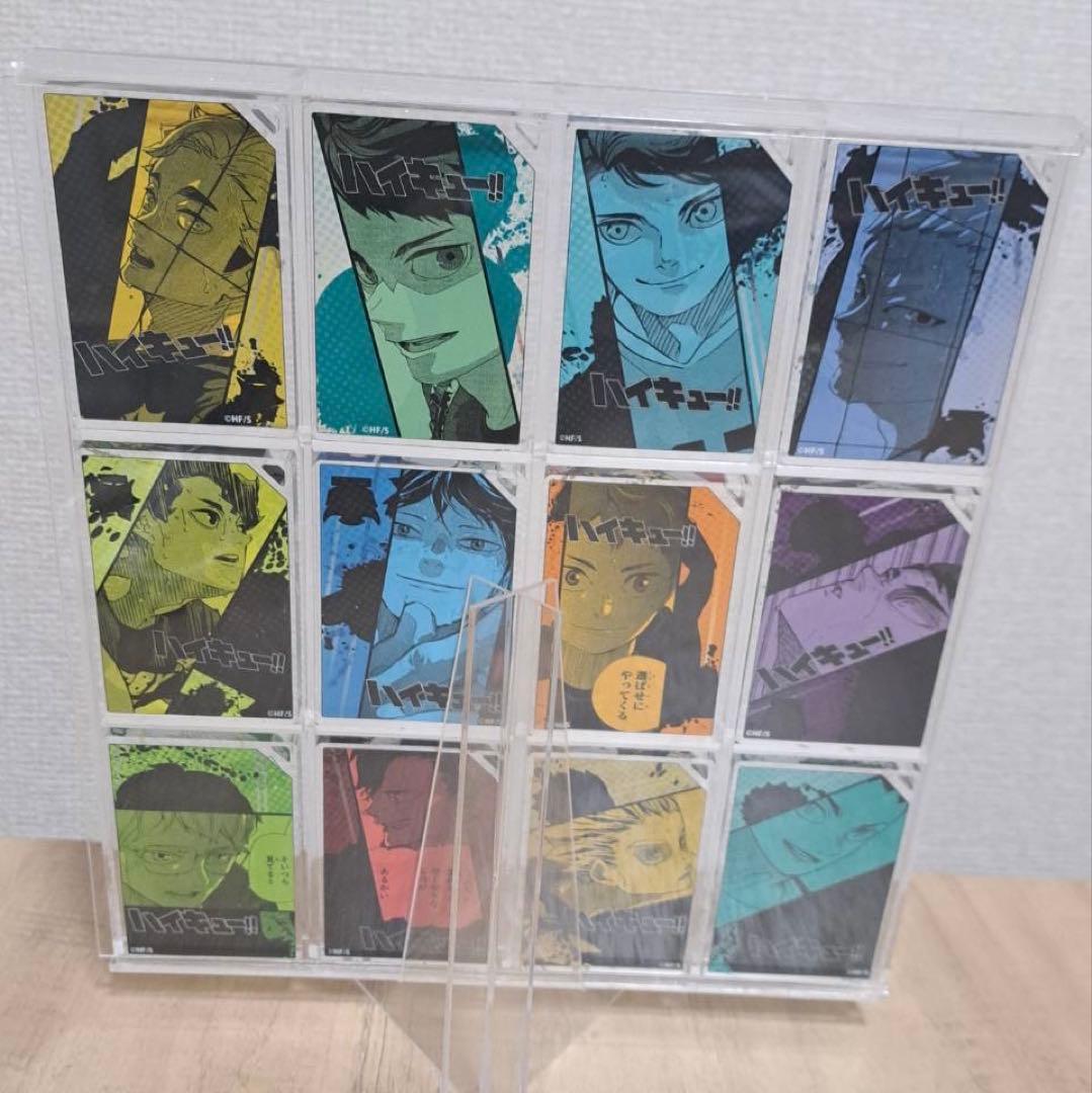 【ケース付き】ハイキュー　ドミノ風アクリルキーホルダー　まとめ売り