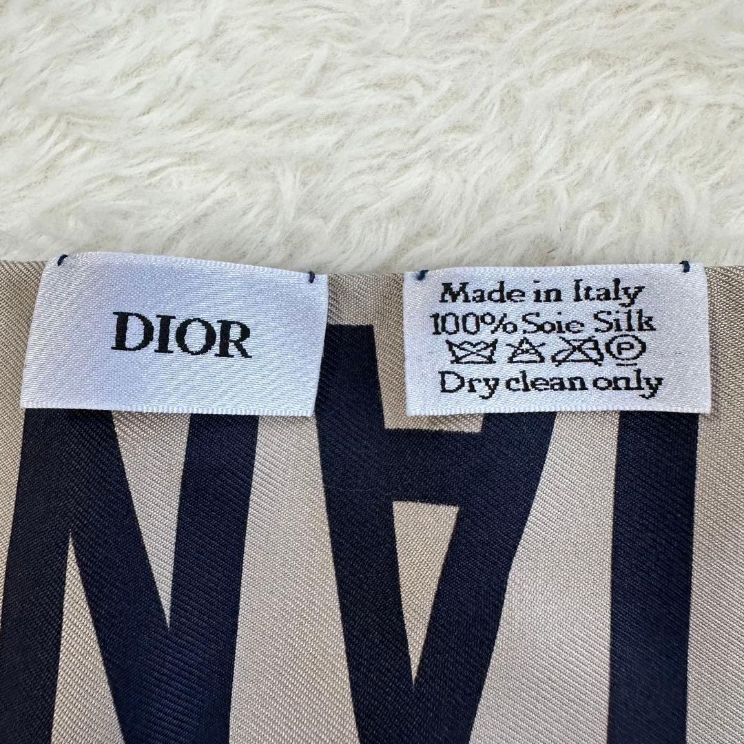 美品✨Dior ディオール ミッツァ スカーフ ネイビー トロッター ジャドール