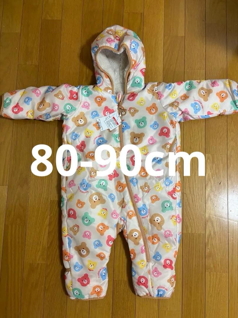 ミキハウス　ホットビスケッツ　ジャンプスーツ　M80-90cm スキーウェア