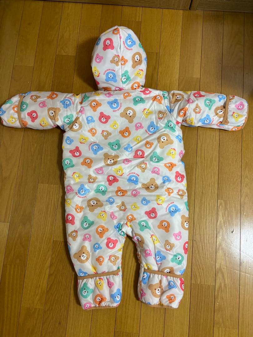 ミキハウス　ホットビスケッツ　ジャンプスーツ　M80-90cm スキーウェア