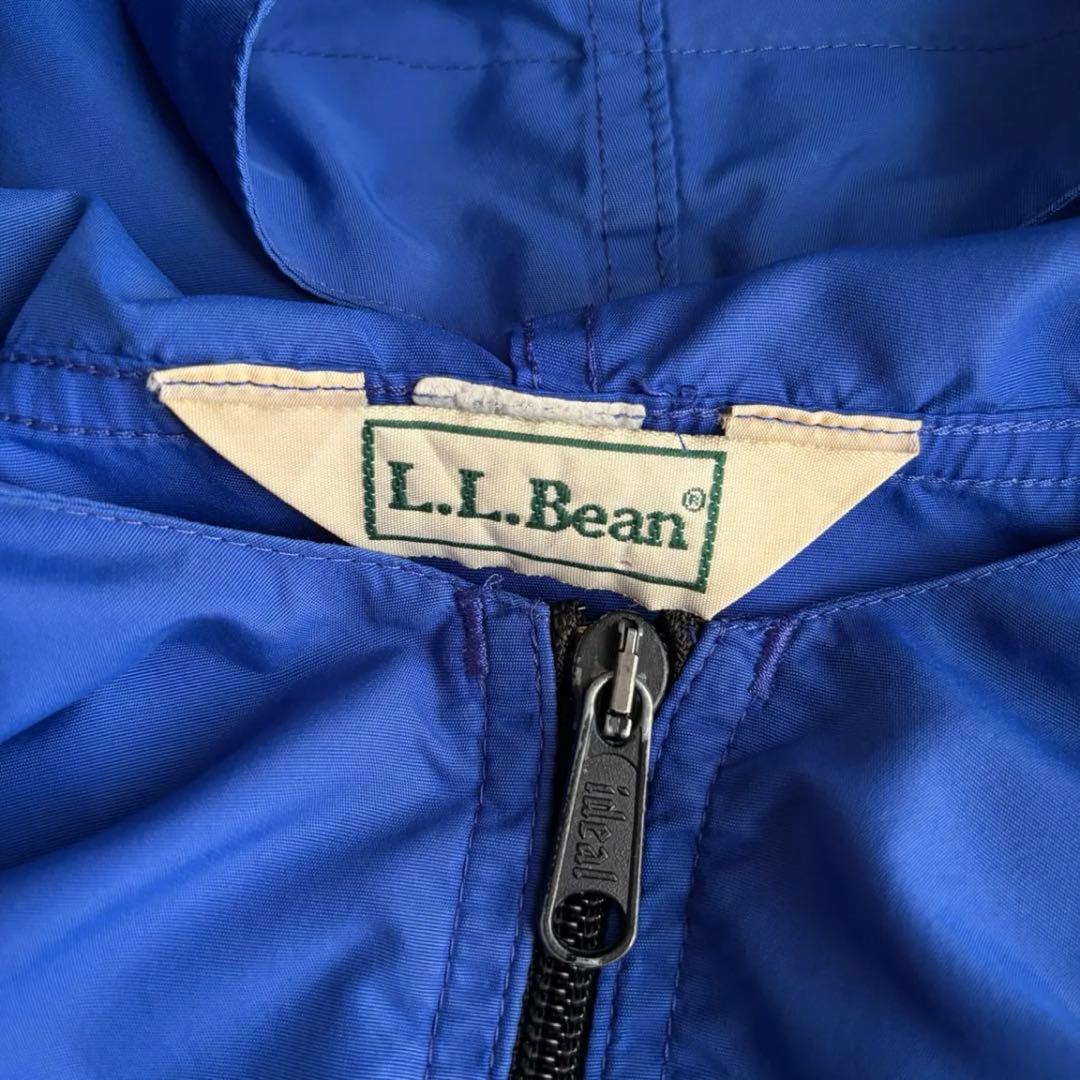 ☆USA製☆ L.L.Bean エルエルビーン アノラックパーカー ブルー