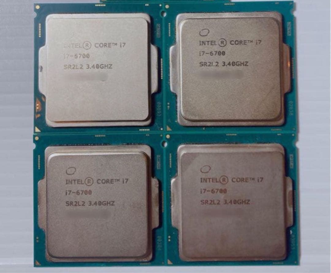 intel Core i7-6700 【CPU 4点セット】まとめ売り