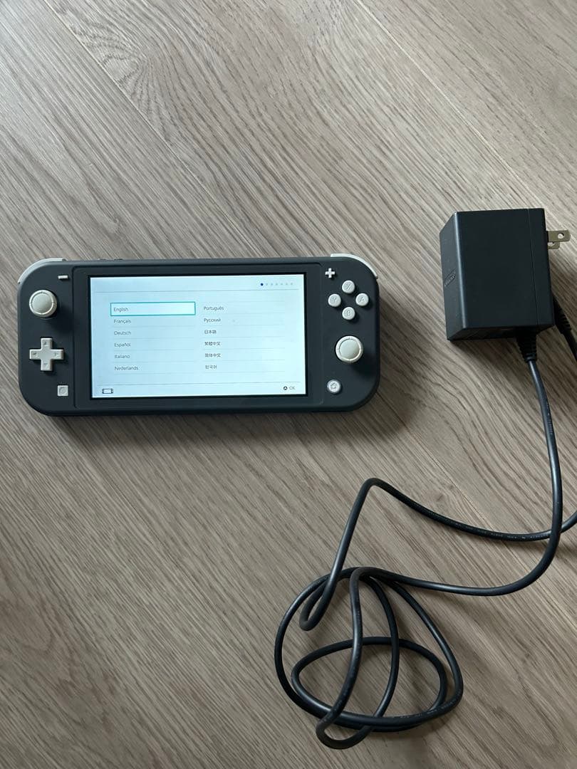 任天堂　Switch Lite 本体　充電アダプター　初期化済み