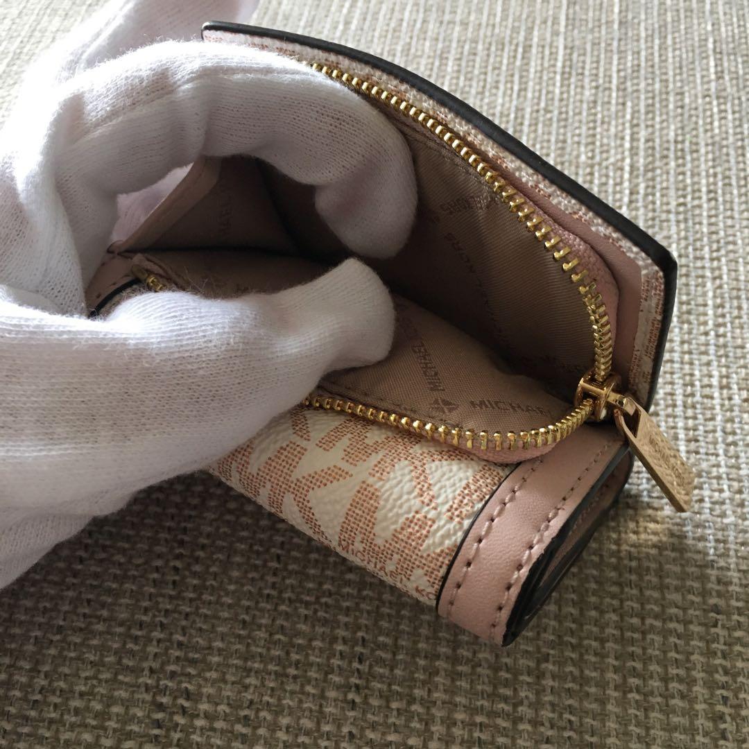 新品　MICHEAL KORS マイケルコース　三つ折り　財布　ピンク