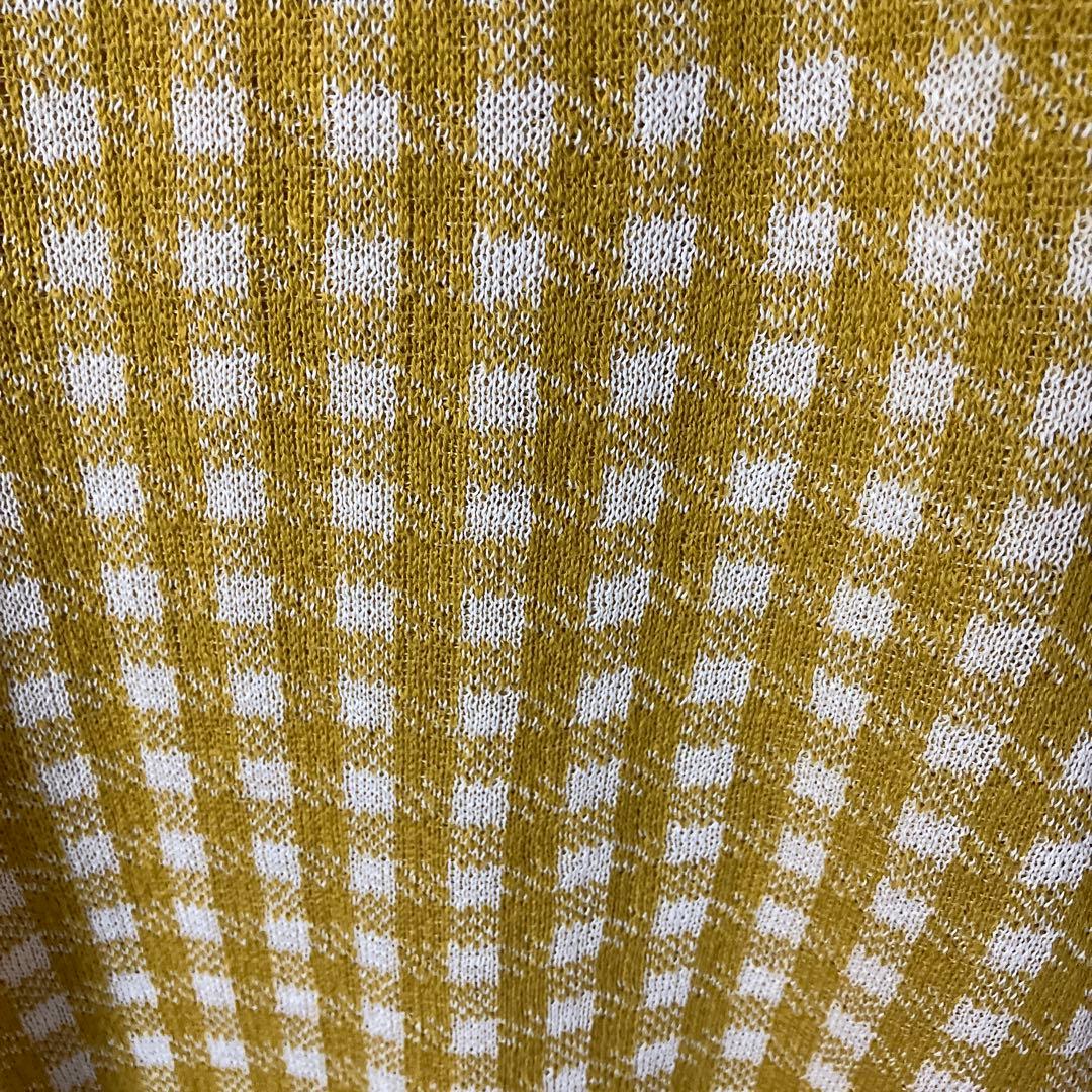 専用❗️ 45Ｒ ギンガムジャカードの908ヨックネック　45rpm