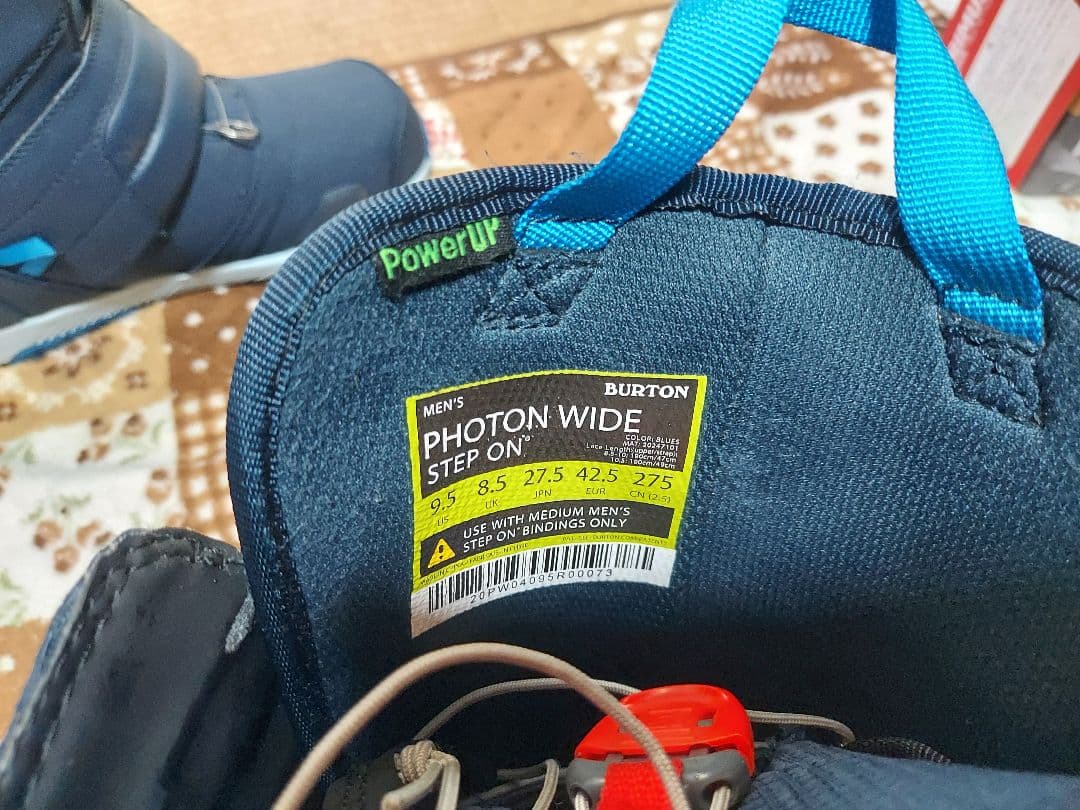 週末値下げ　Burton PHOTON WIDE STEP ON 9.5&バイン