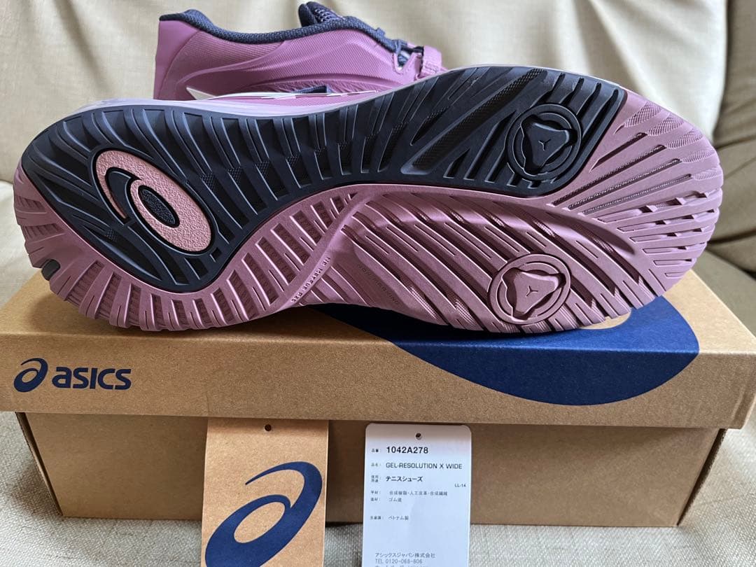 1.5時間使用26.0 アシックス ゲルレゾリューション 10ワイド (AC）
