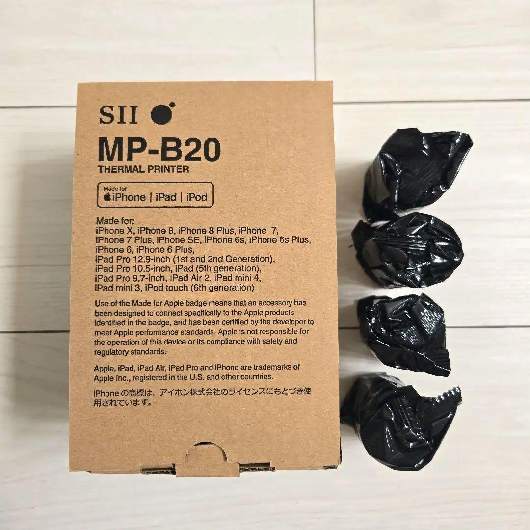 美品✨モバイルプリンター MP-B 20-B02JK1-74 未使用ロール紙4個