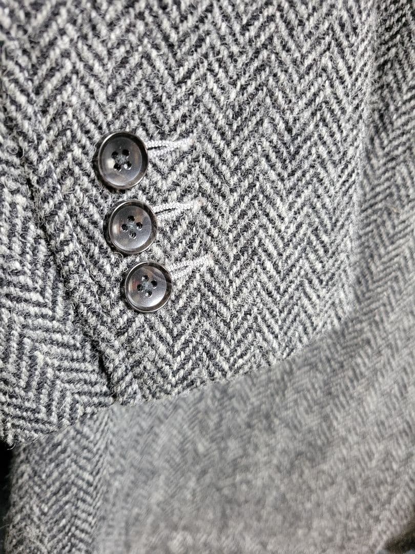 Freak's Store グレー ツイード チェスターコート M