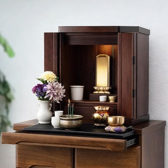 【新品】リビング にも置ける モダン な 仏壇 チェスト！ アウトレット
