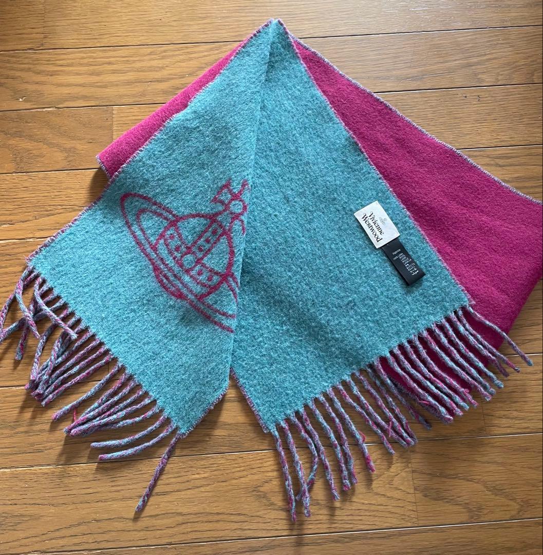 Moさま　専用Vivienne Westwood マフラー　リバーシブル　美品