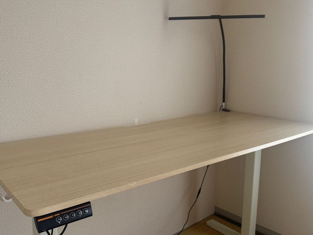昇降式ライトウッドデスク