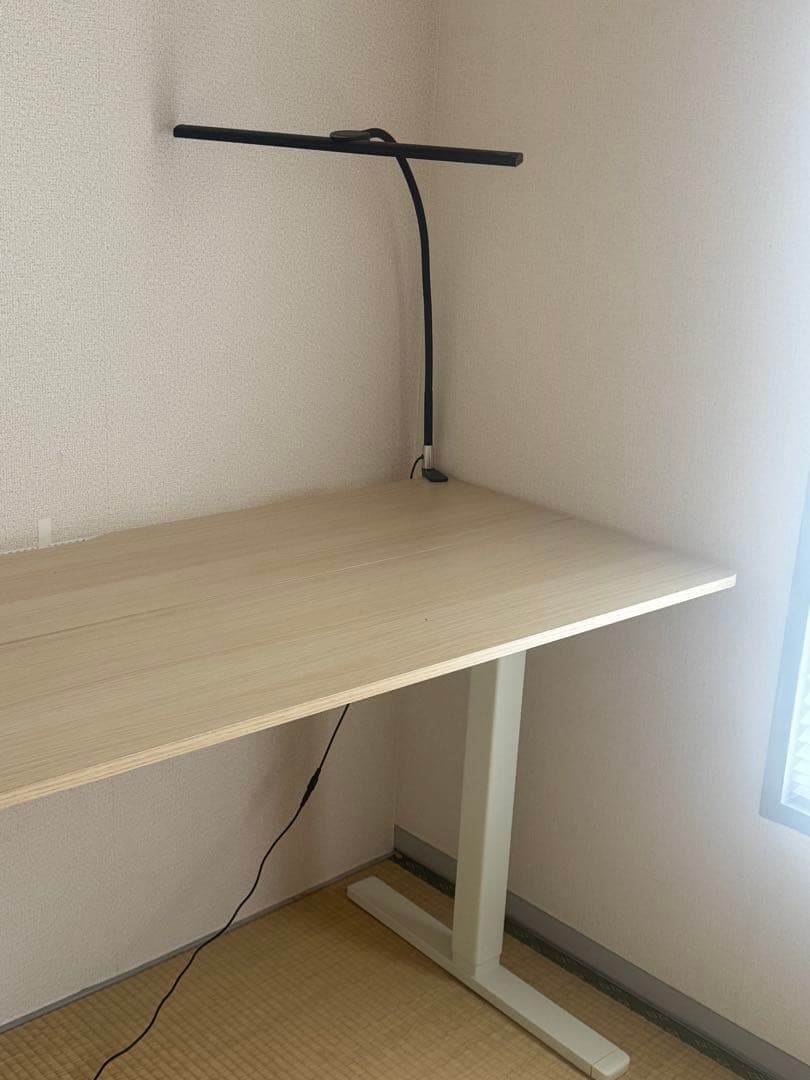 昇降式ライトウッドデスク