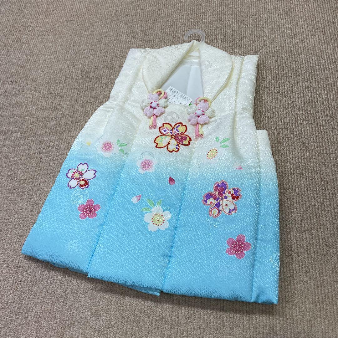 新品 七五三 三歳お祝い着 被布コート ポリエステル 日本製 和装 着物