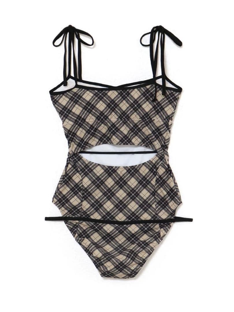 Nadia check swimsuit andmary アンドマリー 水着