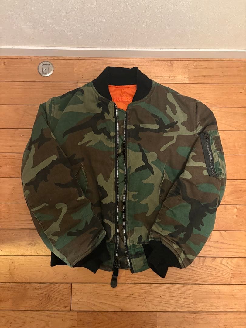 ma-1 MA-1 迷彩 カモ