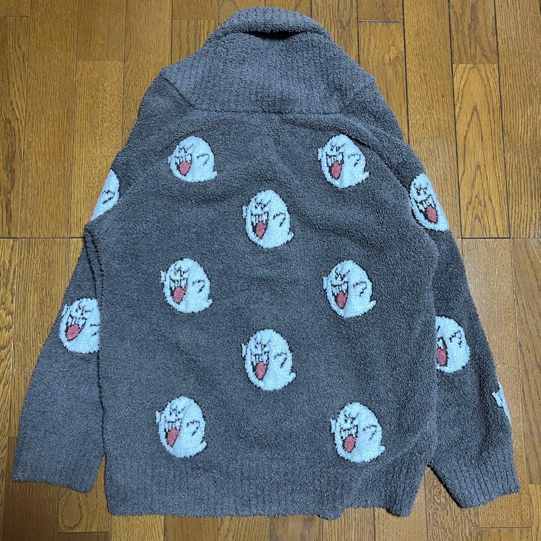 完売品✨ジェラピケ スーパーマリオ テレサ ジャガード カウチン カーディガン