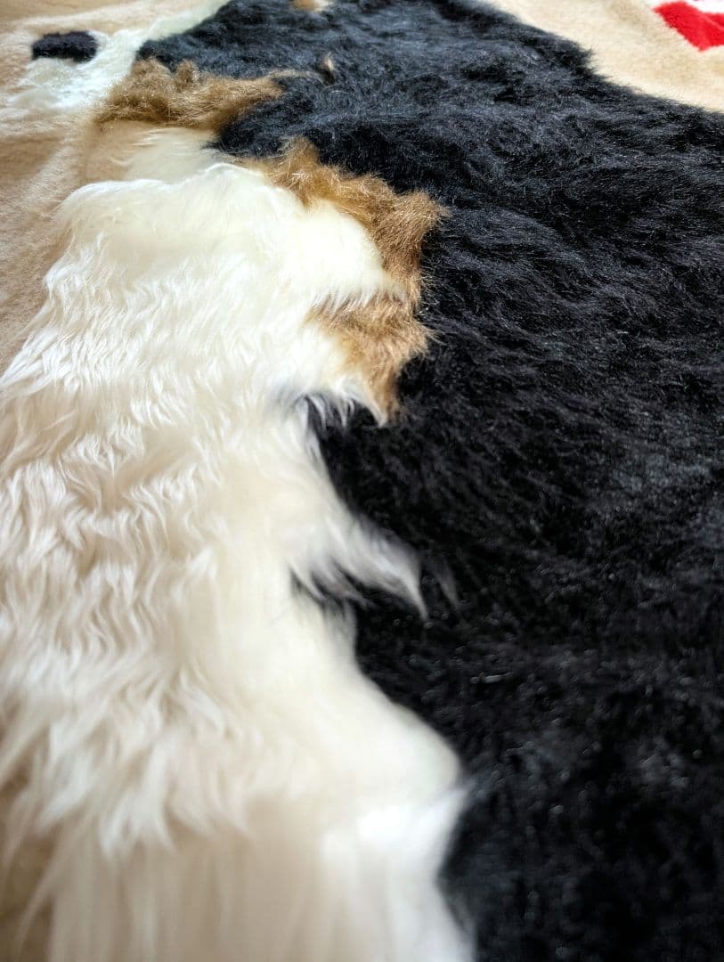 バニブランケット【バーニーズマウンテンドッグ】 フェイクファー毛布