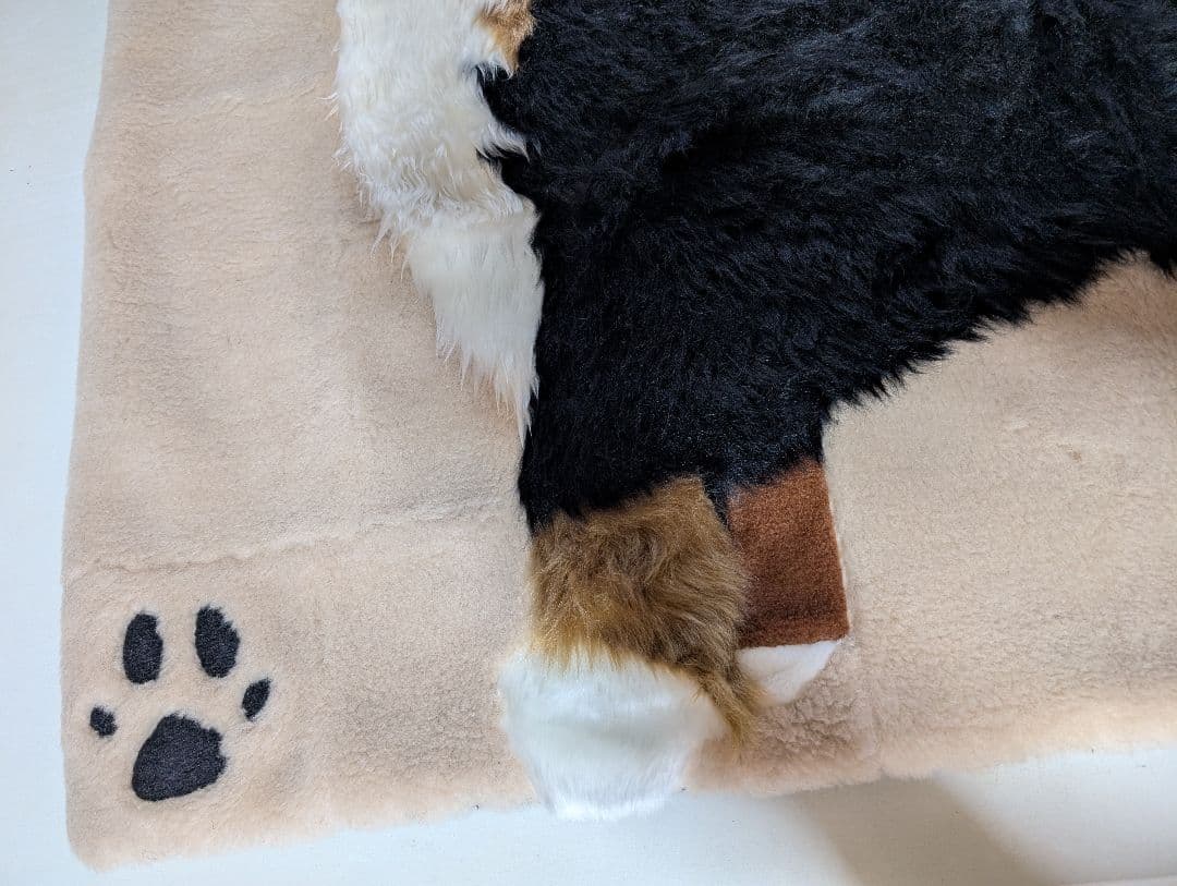 バニブランケット【バーニーズマウンテンドッグ】 フェイクファー毛布