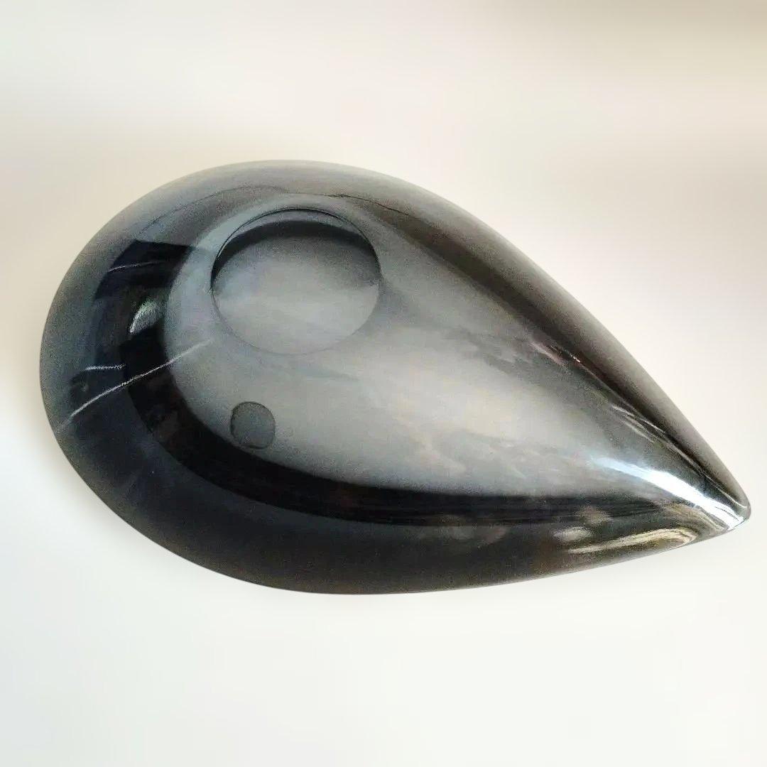 竹内伝治デザイン アッシュトレイ 佐々木硝子