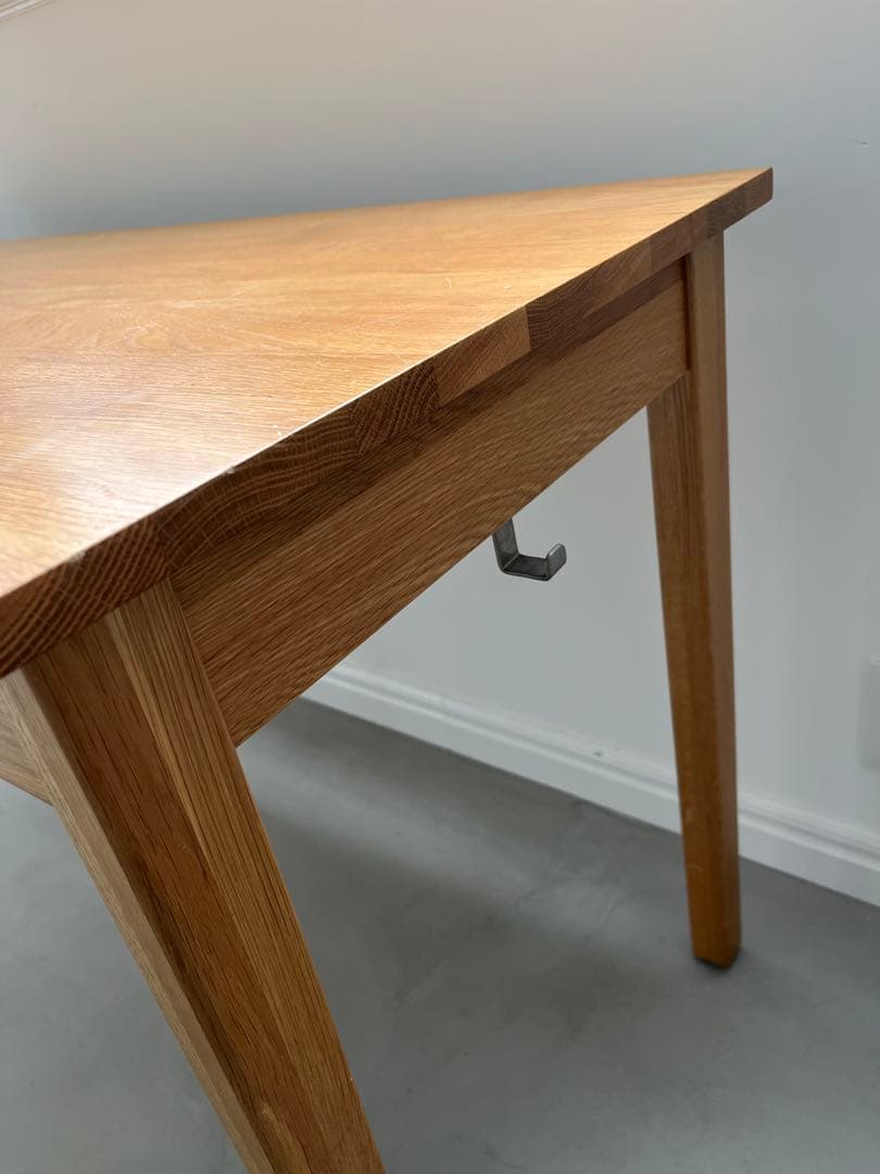 無印良品　学習机　オーク無垢材　東京都江戸川区直接引き取り限定　傷あり