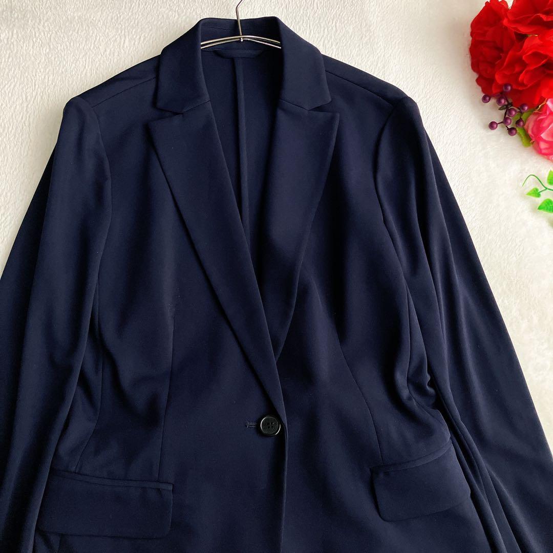 マッキントッシュ★ストレッチ パンツスーツ トラベルスーツ ワイドテーパード