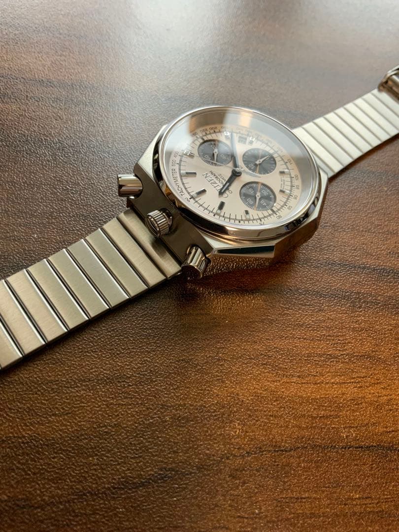 CITIZEN シチズン レコードレーベル ツノ クロノグラフ