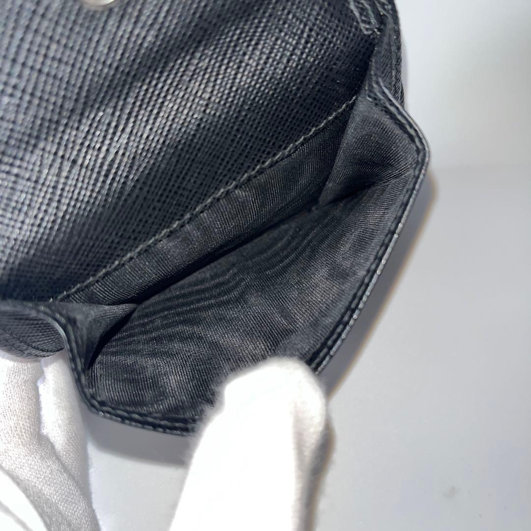 PRADA プラダ　コンパクトウォレット　リナイロン　ブラック 1MV204